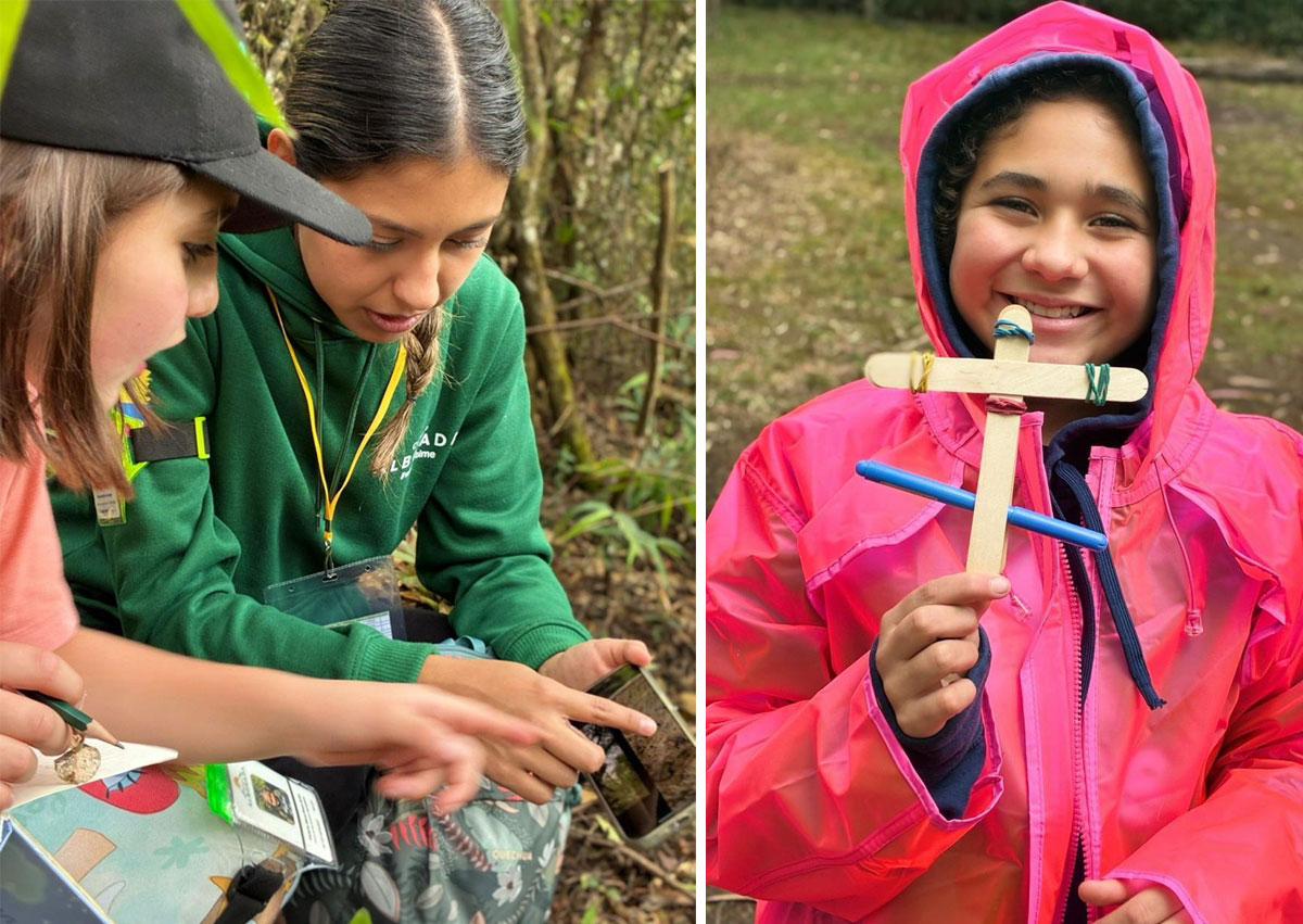 Participantes de Alborada en experiencias de exploración y naturaleza